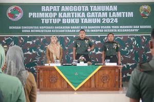 Dandim 0429/Lamtim Buka RAT Primkop Kartika Garuda Hitam
