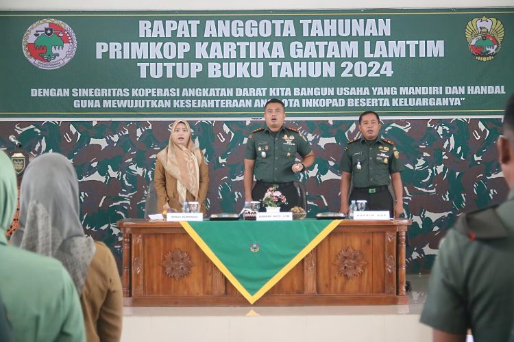 Dandim 0429/Lamtim Buka RAT Primkop Kartika Garuda Hitam