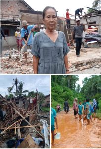 Diguyur Hujan Semalam Suntuk, Puluhan Rumah di Desa Kekatang Terdampak Banjir, 1 Rumah Ambruk