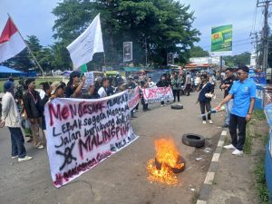 Koalisi Organisasi Mahasiswa Desak Camat Malingping Mundur