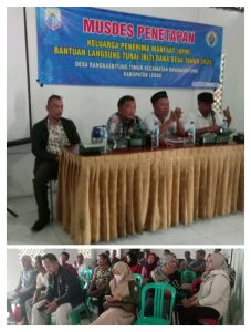 Pemdes Rangkasbitung Timur Tetapkan 49 KPM Penerima BLT DD Tahun 2025