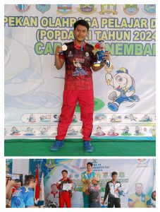 Atlet Menembak BMSC Asal Lebak M Fazrin Al Hafidz Sukardi Raih Juara di POPDA XI Kota Tangerang