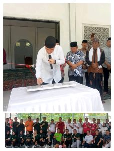 Bupati Dendi Resmikan Masjid Al Muttaqin dan Gedung Olahraga
