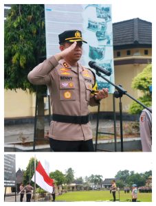 Polres Lampung Timur Gelar Upacara Hari Kesadaran Nasional