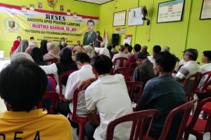 Mustika Bahrum Anggota DPRD Provinsi Lampung Gelar Reses di Kabupaten Pringsewu