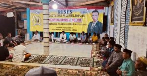 Anggota DPRD Provinsi Lampung Mustika Bahrum Serap Aspirasi di Desa Way Harong