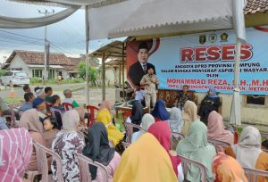 Reses Mohammad Reza, Warga Dam-C Desa Wiyono Ajukan Jalan JUT