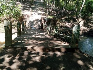 Jembatan Putus Diterjang Banjir, Ini Kata Kades Sukabanjar