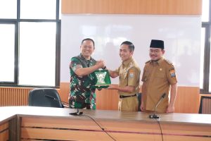 Dandim 0418/Palembang Terima Kunker Walikota dan Wakil Walikota Palembang di Makodim 0418/Palembang