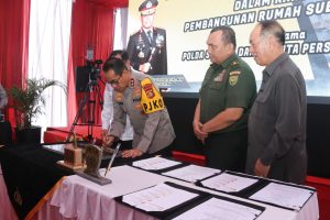 Groundbreaking Pembangunan Perumahan Bersubsidi Irjen Andi : Negara Bantu Masyarakat