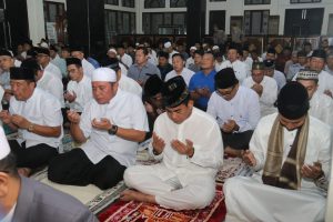 Polda dan Gubernur Sumsel Menghadiri Safari Ramadhan 1446 Hijriah