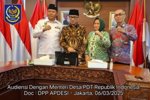 DPP APDESI Bersama PAPDESI dan PPDI Audensi dengan Mentri Desa PDT, Sikapi Pendirian Koperasi Desa Merah Putih