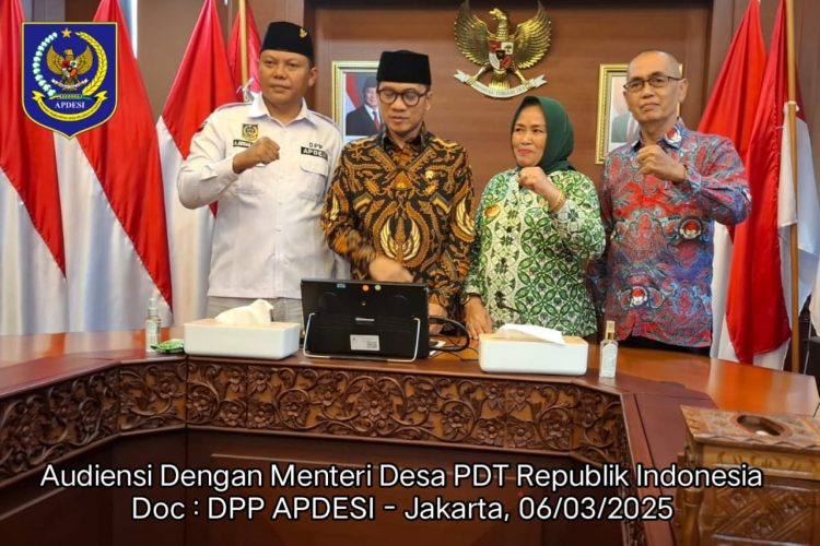 DPP APDESI Bersama PAPDESI dan PPDI Audensi dengan Mentri Desa PDT, Sikapi Pendirian Koperasi Desa Merah Putih