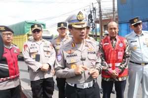 Direktorat Lalu Lintas Polda Sumsel Tinjauan Jalan Lalulintas Sumatera, Guna Kelancaran Jelang Mudik Lebaran