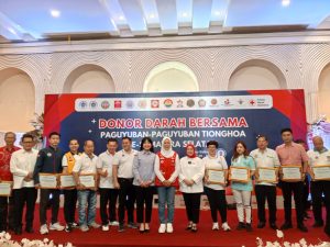 Alvin Kennedy Hadir pada Donor Darah Paguyuban Tionghoa se-Sumatera Selatan