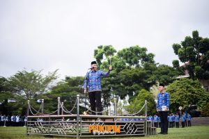 Apel Bulanan Pemkab Pesawaran, Bupati Dendi Ramadhona Ingatkan Disiplin dan Kepatuhan Regulasi