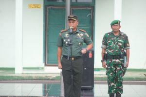 Pimpin Apel Pagi, Dandim : Jika Belum Bisa Berpartisipasi Jangan Melakukan Pelanggaran