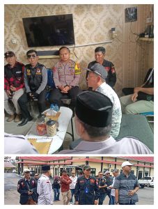 Puluhan Ormas dan LSM Geruduk Polres Pesawaran Laporkan Aries Sandi