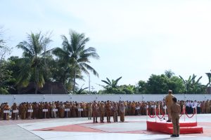Ubah Pola Pikir Menjadi Lebih Baik Lagi, Harap Bupati Takalar dalam Memimpin Apel Gabungan OPD