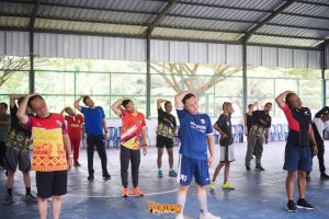 Adu Skill Futsal, Bupati Pesawaran vs Insan Pers
