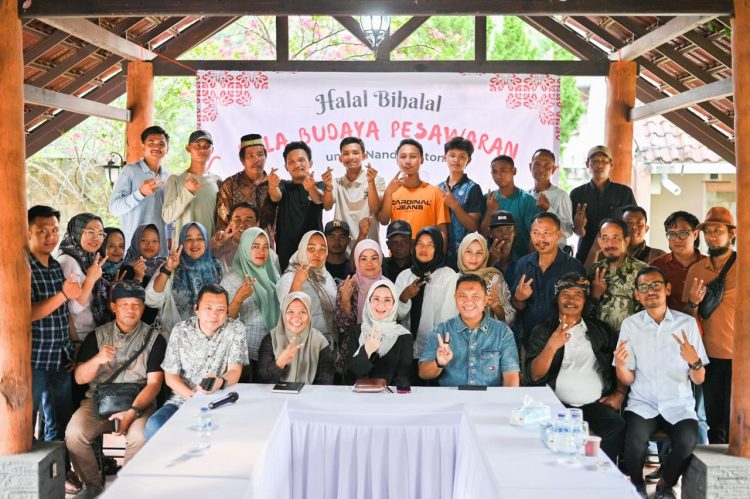 Nanda Indira Halal Bihalal Bersama Bela Budaya Pesawaran