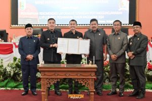 DPRD Pesawaran Sampaikan Rekomendasi LKPJ Bupati Tahun Anggaran 2024