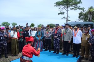 Perkuat Ketahanan Pangan, Bupati Dampingi Kunker KSAL dan Kabarharkam Polri di Takalar