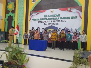 Pelantikan Panitia Penyelenggara Ibadah Haji Embarkasi Palembang 2025