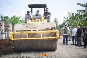Wagub Jihan Tinjau Groundbreaking Ruas Jalan Gedong Tataan – Kedondong di Pesawaran