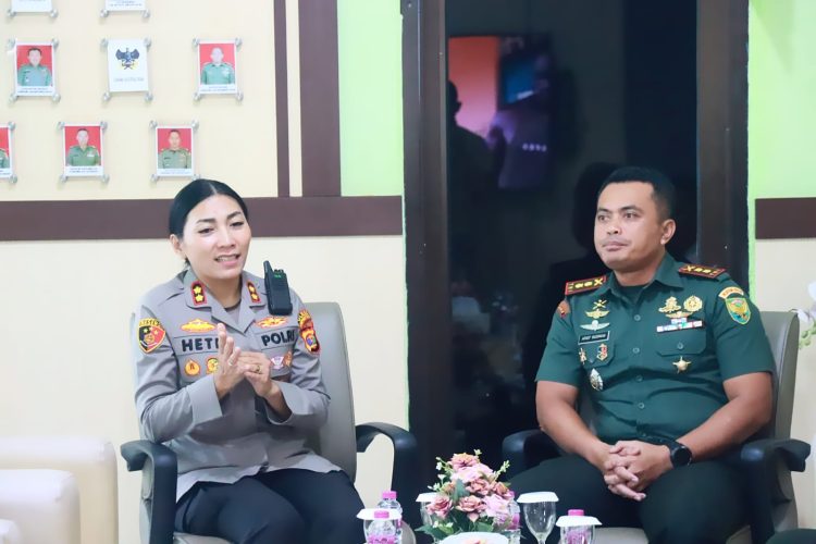 Perkuat Sinergitas TNI Polri, Dandim 0429/Lamtim Terima Kunjungan Kapolres Baru