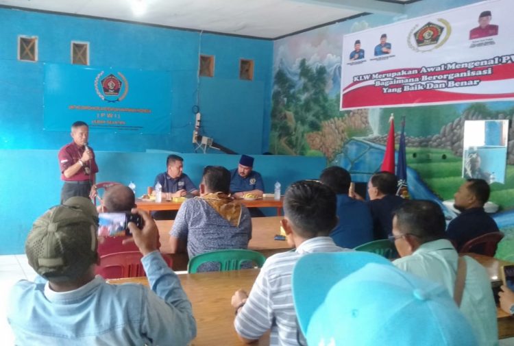 Baru Seumur Jagung Unit Pokja Lebak Selatan Gelar Karya Latih Wartawan Bersama PWI Banten