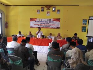 Pemdes Jagabaya Gelar Musdesus Pembentukan Koperasi Desa Merah Putih