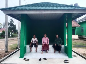 Salah Satu Poskamling Selesai Dibangun oleh Satgas TMMD ke-124