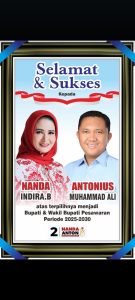 Ribuan Warga Pesawaran Pilih Nanda – Anton Sebagai Bupati dan Wakil Bupati Periode 2025-2030