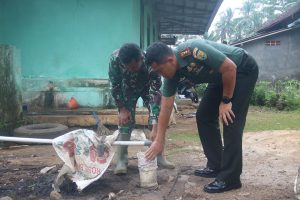 Pastikan Progres Sesuai Rencana, Dansatgas TMMD Tinjau Pengerjaan Sasaran Fisik