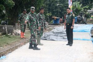 Melihat Progres yang Ada, Dansatgas Optimis Pengerjaan Sasaran Fisik Selesai Tepat Waktu