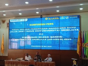 Hasil Seleksi Penerimaan Mahasiswa Baru Jalur SNBT Tahun 2025 Universitas Sriwijaya
