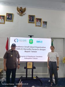 Dukung Kemajuan Kepulauan Tanakeke, Bupati Takalar Terima Kunjungan SMILO dari Prancis bersama Mitranya Yayasan Hutan Biru