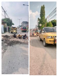 Pemeliharaan Jalan Siliwangi Mulai Dikerjakan PUPR Lebak, Ini Kata Kabid Hamdan Soleh