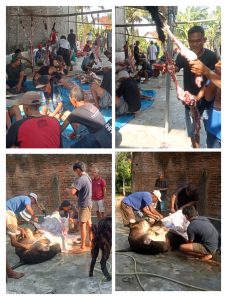 Idul Adha, Warga Bangun Sari Sembelih 17 Ekor Hewan Kurban