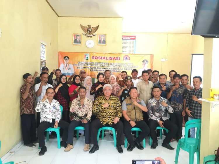 BPBD Pesawaran Sosialisasikan K I E Rawan Bencana kepada Masyarakat
