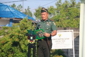 Perkokoh Semangat Nasionalisme, Kodim 0429/Lamtim Gelar Upacara Bendera