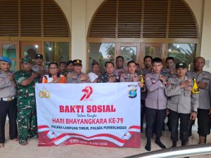 Sinergi TNI Polri Gelar Baksos dalam Rangka HUT Bhayangkara ke-79