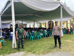 Sinergi TNI Polri Amankan Ibadah Sekaligus Perayaan HUT ke-88 Gereja Santo Martinus