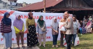 Sambut Bhayangkara ke-79, Polda Sumsel Salurkan Ratusan Paket Bansos