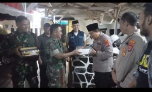 Forkompincam Cihara Panggarangan Beri Ucapan Selamat HUT Bhayangkara ke-79 pada Polsek Panggarangan