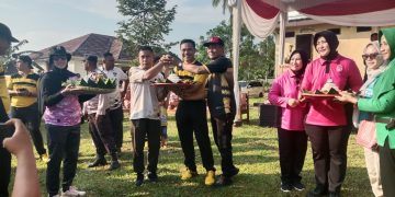 Perkuat Sinergi TNI Polri, Koramil 11/Sekampung Hadiri Kegiatan Tasyakuran HUT Bhayangkara ke-79