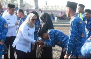 Bupati Lampung Timur Serahkan SK P3K kepada 270 Pegawai, Ini Harapannya