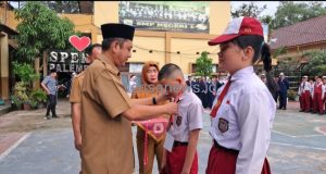 SMPN 1 Palembang Melaksanakan MPLS pada Murid Tahun Ajaran Baru 