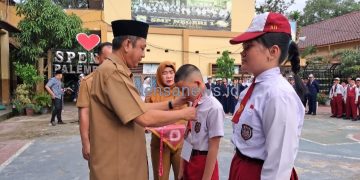 SMPN 1 Palembang Melaksanakan MPLS pada Murid Tahun Ajaran Baru 